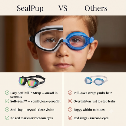 SealPup™ Soft-Seal Swim Goggles